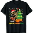 thumbnail image 1 of Happy Halloween Thanksgiving Christmas T-Shirt Tee, 1 of 4