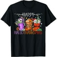 thumbnail image 1 of Happy Halloween Thanksgiving Christmas T-Shirt Tee, 1 of 4