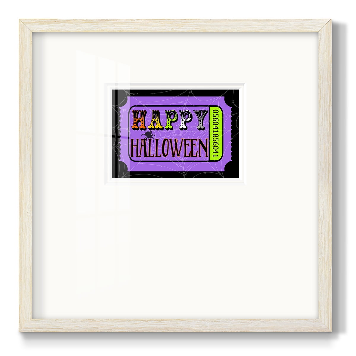 Happy Halloween TicketPremium Framed Print