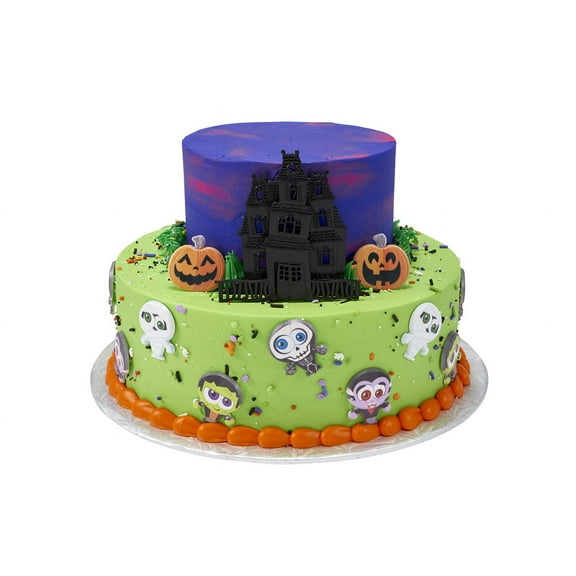 Happy Halloween Two Tier Cake