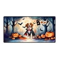 thumbnail image 1 of Happy Halloween Vampire Brittany Spaniel BOO with Pumpkins Fun and Spooky Desk Mat Full Keyboard Mouse Pad Brittany Dog Lover Gifts Idea Large Mousepad - 00018, 1 of 5