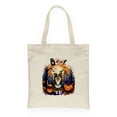 thumbnail image 1 of Happy Halloween Vampire Collie BOO with Pumpkins Fun and Spooky Canvas Tote Bag Collie Dog Lover Gifts Idea Reusable Shopping Grocery Bag - 00018, 1 of 5