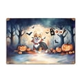 thumbnail image 1 of Happy Halloween Vampire Corgi BOO with Pumpkins Fun and Spooky Horizontal Metal Aluminum Sign Welsh Corgi Dog Lover Gifts Idea Wall Art Home Decor - 00018, 1 of 5