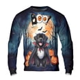 thumbnail image 1 of Happy Halloween Vampire Newfoundland BOO with Pumpkins Fun and Spooky All Over Print 3D Sweatshirt Unisex Merch Newfie Dog Lover Gifts - 00018, 1 of 6