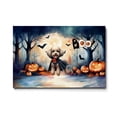 thumbnail image 1 of Happy Halloween Vampire Poodle BOO with Pumpkins Fun and Spooky Horizontal Matte Canvas Poster Poodles Dog Lover Gifts Idea Wall Art Home Decor - 00018, 1 of 5