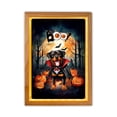 thumbnail image 1 of Happy Halloween Vampire Rottweiler BOO with Pumpkins Fun and Spooky Acrylic Plaque with Wood Photo Frame Box Rottie Dog Lover Gifts Idea Light Box - 00018, 1 of 5