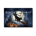 thumbnail image 1 of Happy Halloween Wirehaired Pointing Griffon Witch Pumpkins Bats Horizontal Matte Canvas Poster Dog Lover Wall Art Home Decor - 13012, 1 of 5
