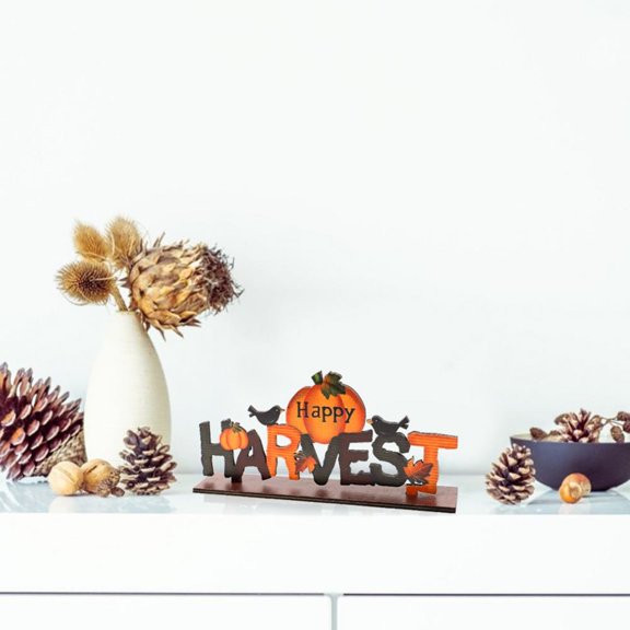Happy Halloween Wooden Centerpiece Signs Halloween Table Decorations with Skull Pumpkin Decor Halloween Decorations for Home Classroom Kitchen