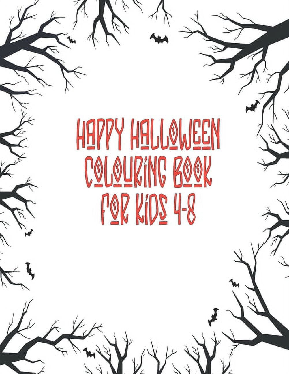 Happy Halloween coloring book for Kids 4-8: Halloween Coloring Books For Kids Ages 4-8, Happy halloween coloring book ki, (Paperback)