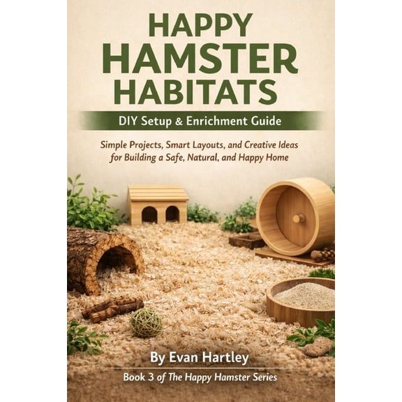The Happy Hamster Happy Hamster Habitats - DIY Setup & Enrichment Guide: Simple Projects, Smart Layouts, and Creative Ideas for Building a, Book 3, (Paperback)