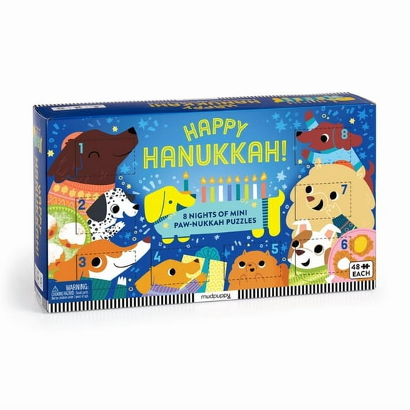 Happy Hanukkah! Countdown Puzzle Set (Jigsaw)