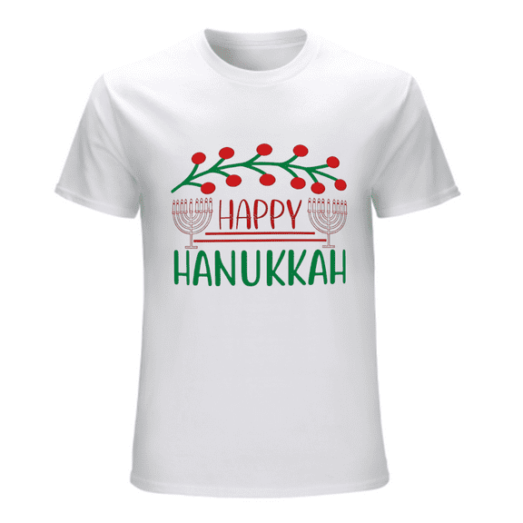 Happy Hanukkah Family Group Christmas Pajama T-Shirt