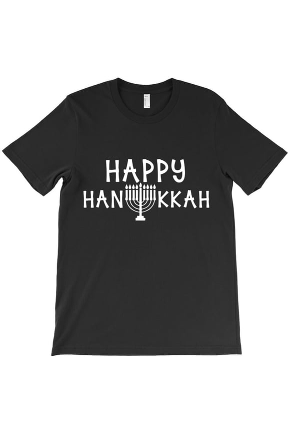 Happy Hanukkah Funny Vintage Jewish Holiday Celebration Graphic T-Shirt G1901, Up to 5XL