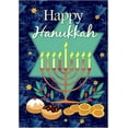 thumbnail image 1 of Happy Hanukkah House Flag Double Sided Holiday Menorah 28 x 40 Inch, 1 of 6
