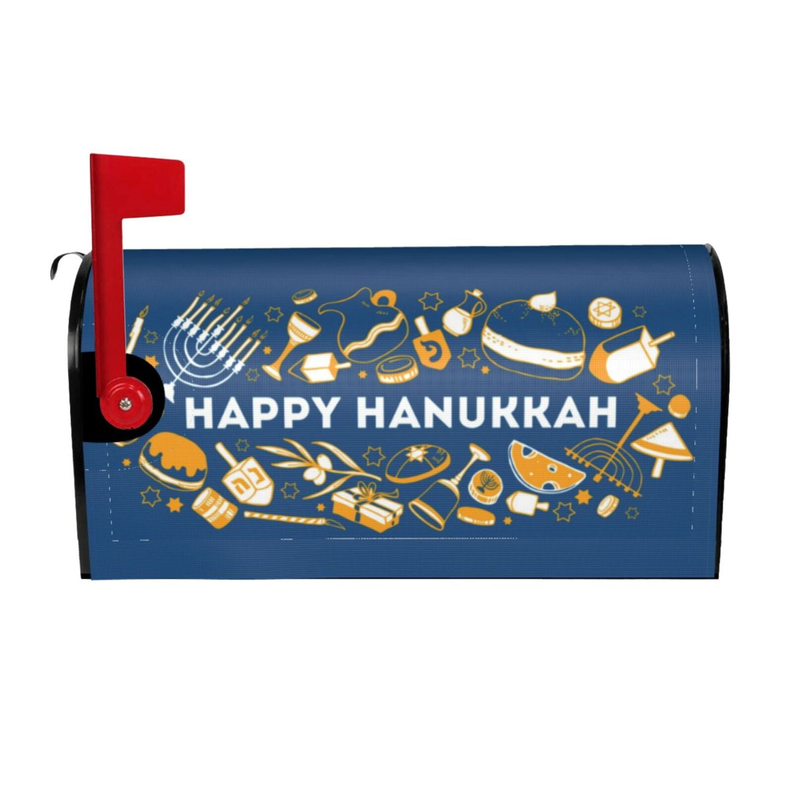 Happy Hanukkah Jewish Chanukah Holiday Mailbox Decoration Protective