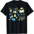 thumbnail image 1 of Happy Hanukkah Jewish Holiday Chanukah For Men Women Kids T-Shirt, 1 of 4