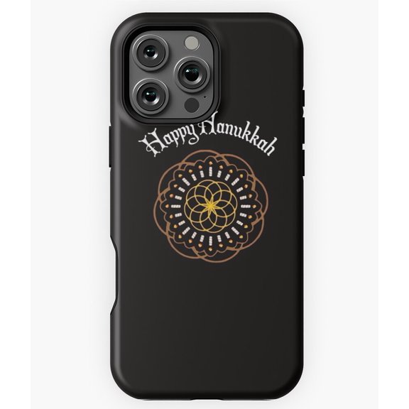 Happy Hanukkah Star of David Gift Phone Case for iPhone 16 15 14 13 12 11 Pro Max