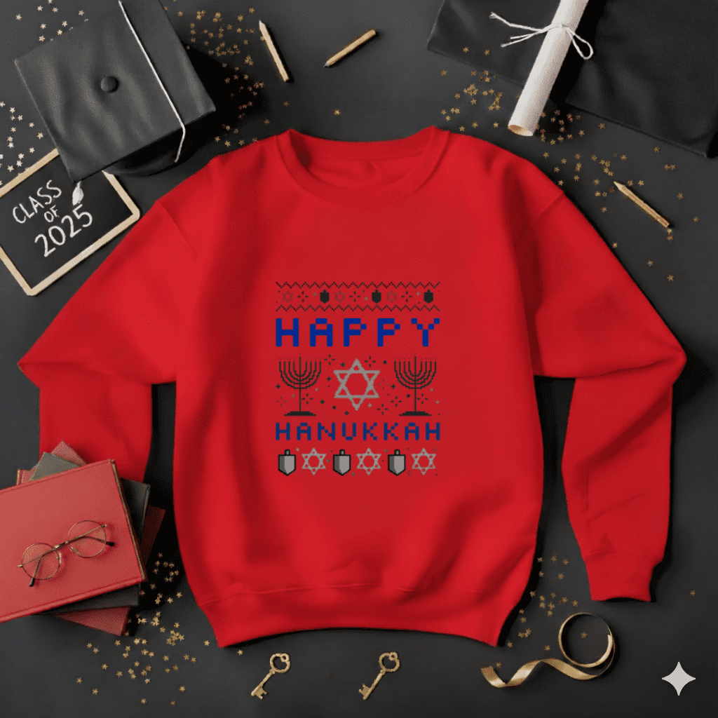 Meatball hanukkah sweater