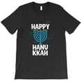 thumbnail image 1 of Happy Hanukkah Themed Cheerful Jewish Holiday Graphic Design Style Fun - Best Gift G33191 Unisex T-Shirt, Up to Size 5XL, 1 of 2