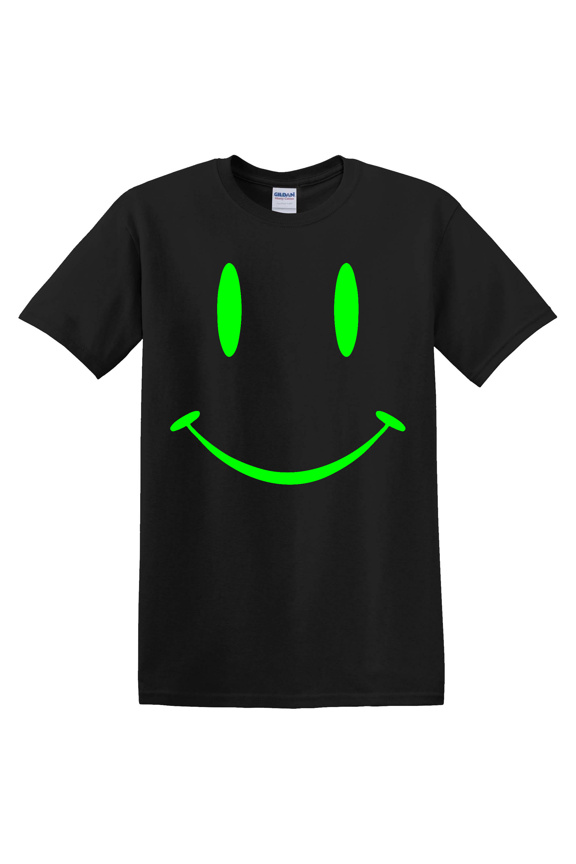 Happy Hardcore Raver Smile Music Graphic T-Shirt