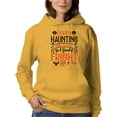 thumbnail image 1 of Happy Haunting And Good Fright Hoodie Women -Image by Shutterstock, Female 4X-Large, 1 of 4
