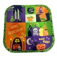 thumbnail image 1 of Happy Haunting Halloween Paper Plates 8 Count 9 Inches Square Party Decoration, 1 of 3