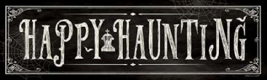 Happy Haunting I Canvas Art - Stephanie Marrott (12 x 36)