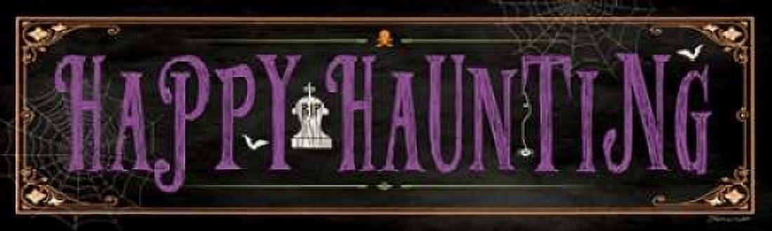 Happy Haunting II Canvas Art - Stephanie Marrott (8 x 24)