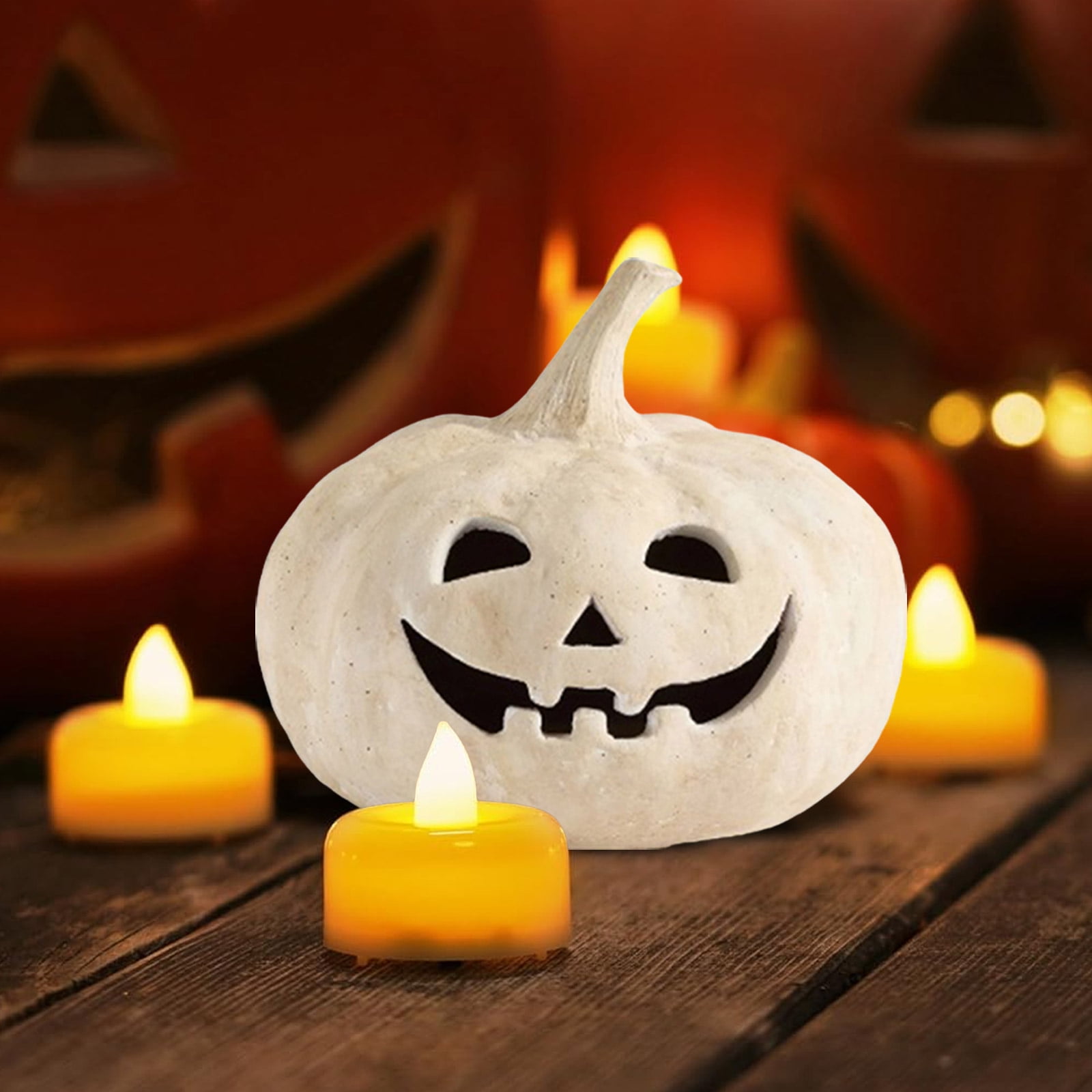 Happy Haunting Seagrass & Metal Pumpkin 2025 NEW Halloween