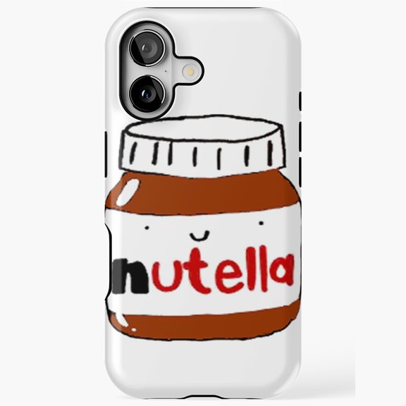 Happy Hazelnut Spread Jar Smiley Face iPhone Case 17 16 15 14 13 12 11 Pro Max