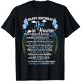 thumbnail image 1 of Happy Heavenly Birthday Dad In Heaven Poem With Memories T-ShirtMen and women, Black T-shirt, size: Extra large, 1 of 4