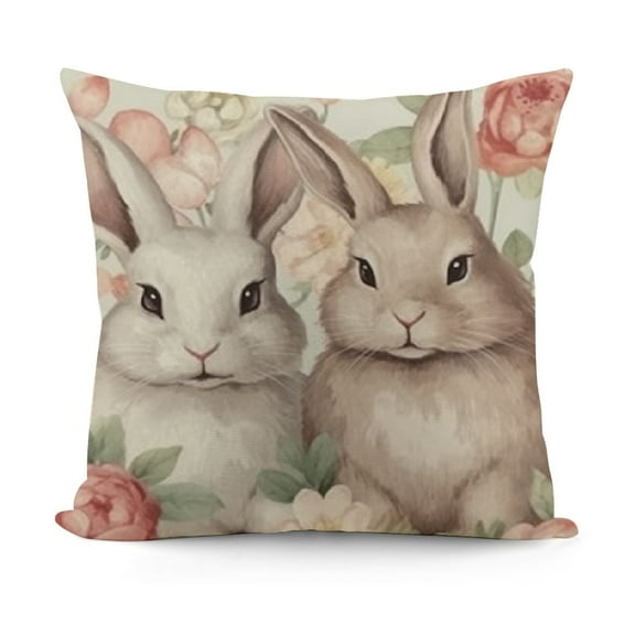 Happy Hello Spring Yellow Throw Pillow Covers,Cushion Case Decoration for Sofa Couch