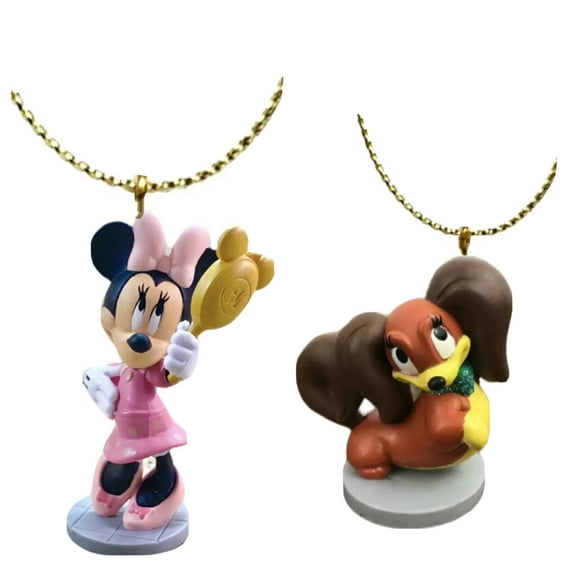 Happy Helper Fifi Pup Puppy & Vanity Botique Minnie Ornament Charm Figure 3 PVC