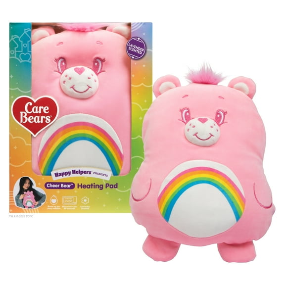Happy Helpers Cheer Bear Microwaveable Heating Pad For Period Cramps and Body Pain