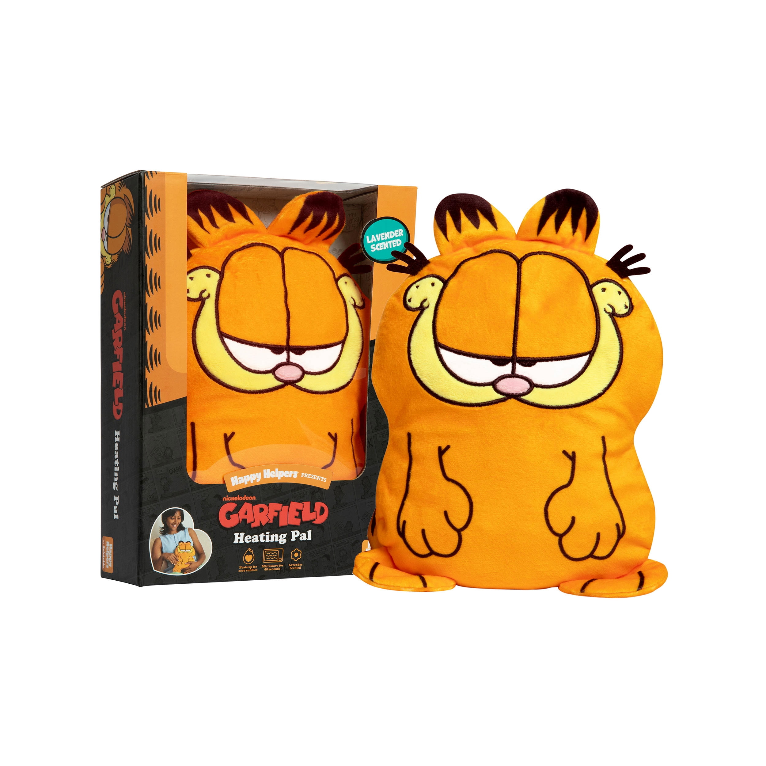 Happy Helpers Garfield™ Microwaveable Heating Pad, Relief for Period Cramps and Body Pain