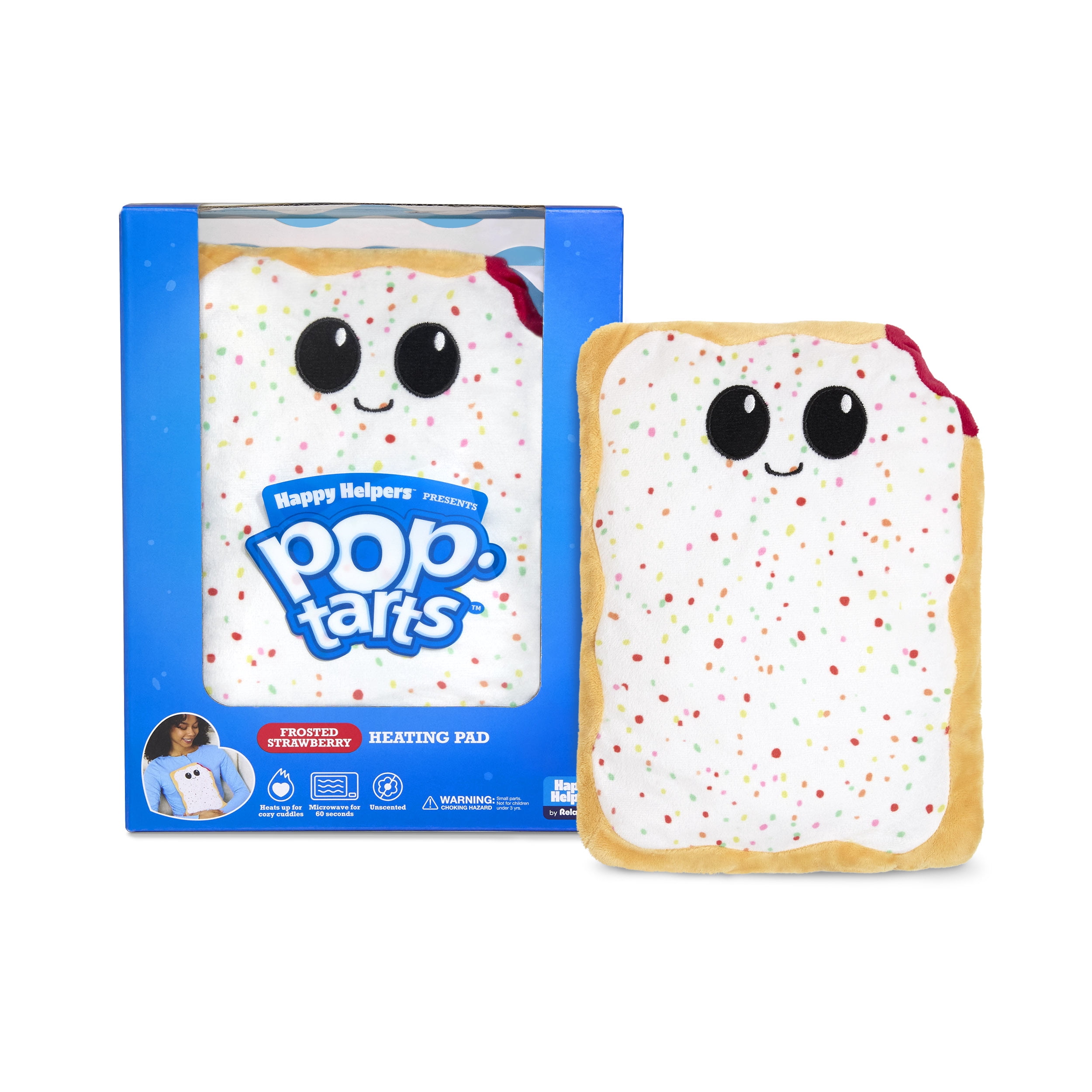 Pop-Tarts™ Happy Helpers Microwavable Heating Pad, Cozy Plush for Pain Relief, Back to School Self-Care Gifts