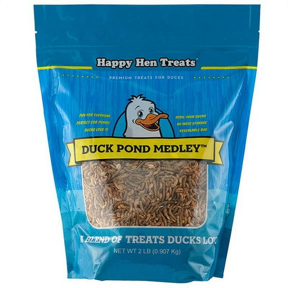 Happy Hen Treats 2 LB Duck Pond Medley Designed As A Treat Only For, Each
