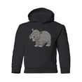 thumbnail image 1 of Happy Hippo Hoodie Juniors -Image by Shutterstock,  Medium, 1 of 4