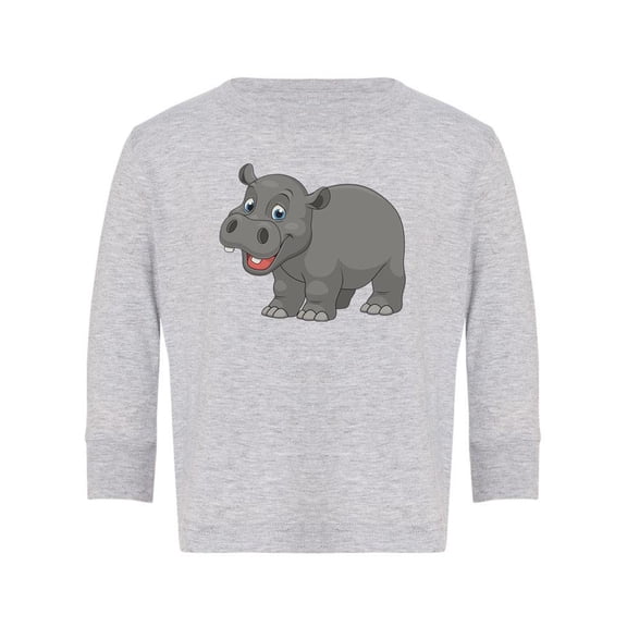 Happy Hippo Long Sleeve Toddler -Image by Shutterstock,  3 Toddler