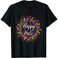 thumbnail image 1 of Happy Holi Indian Celebration Colors India Hindu Spring T-Shirt, 1 of 4