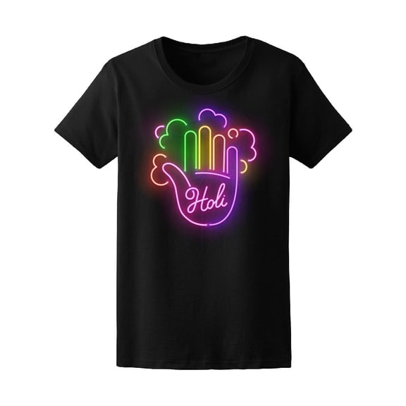 Happy Holi Sign T-Shirt Men -Image by Shutterstock, Male Medium