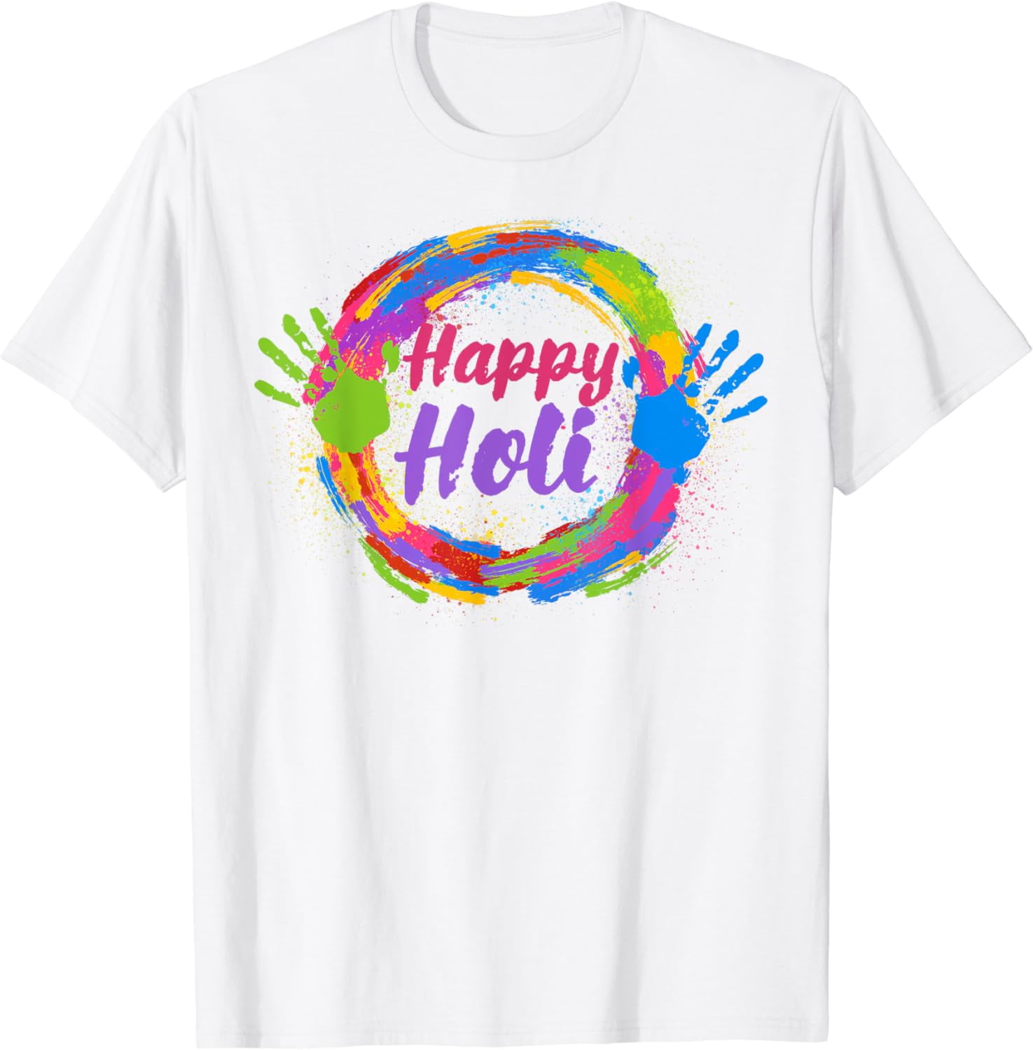 happy holi t shirt