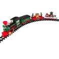thumbnail image 1 of Happy Holiday Express 35pcs Eztec Battery Operated Plastic Christmas Train Set, 1 of 5
