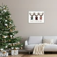 thumbnail image 1 of Happy Holidays Christmas Reindeer Antlers Plaid Scarf Animals & Insects Graphic Art Framed Art Print Wall Art, 1 of 5