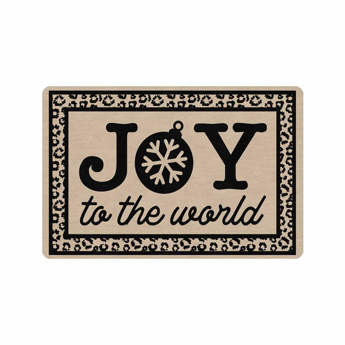 Happy Holidays Doormat, Holiday Farmhouse Mat, Outdoor