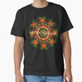 thumbnail image 1 of Happy Holidays Mandala, Intricate Christmas Themed Art Design Gift - Limited Edition G30478 Unisex T-Shirt, Up to Size 5XL, 1 of 2