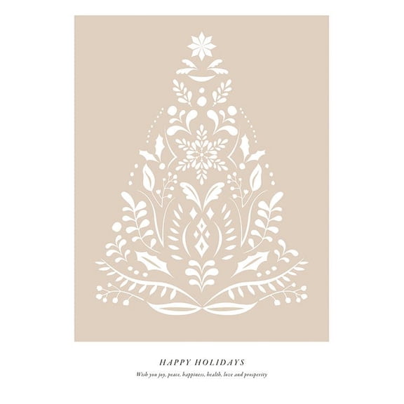 Happy Holidays No1 Print Wall Art, Modern Wall Decor For Living Room Bedroom, 8x12 UNFRAMED