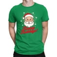 thumbnail image 1 of Happy Holidays Santa - Festive T-shirt Men's, 1 of 3