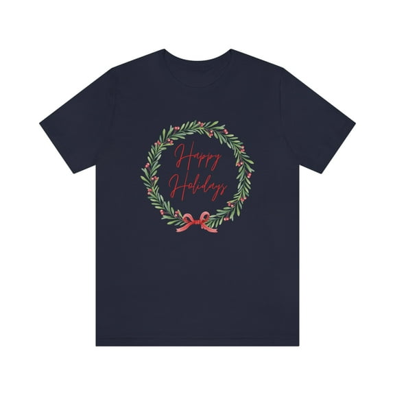 Happy Holidays Unisex Jersey Short Sleeve T-shirt