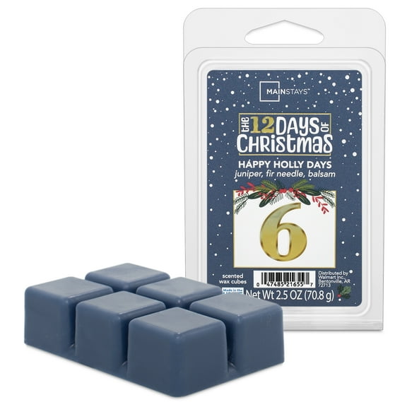 Mainstays Happy Holly Days Scent Wax Melt, 2.5 oz.